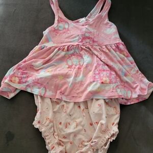 Posh Peanut Pink Castle Kids Matching Set